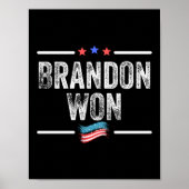 brandon won , brandon won grappig , brandon won am poster (Voorkant)