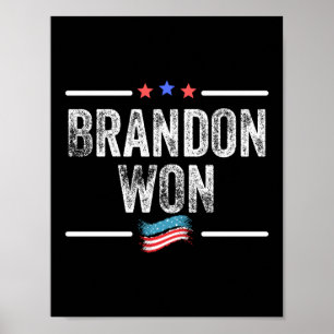 brandon won , brandon won grappig , brandon won am poster