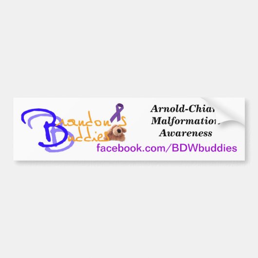 Brandon's Buddies Bumpersticker (Voorkant)