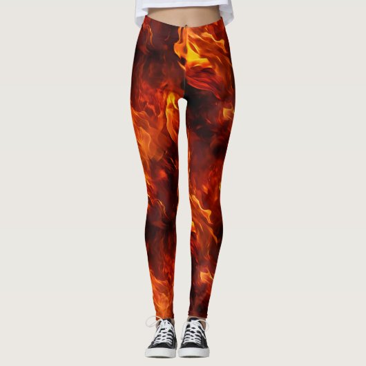Brandpatroon Leggings (Voorkant)