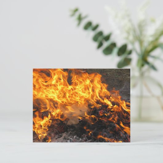 Brandpenseel Briefkaart (Staand voorkant)