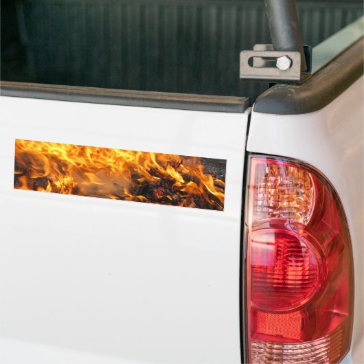 Brandpenseel Bumpersticker (Op Truck)