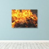 Brandpenseel Canvas Afdruk (Insitu (Houten vloer))