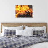 Brandpenseel Canvas Afdruk (Insitu (Slaapkamer))