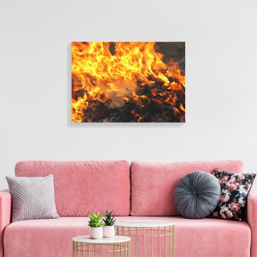 Brandpenseel Canvas Afdruk (Insitu (Woonkamer))