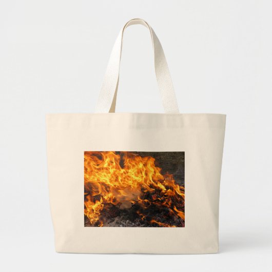 Brandpenseel Grote Tote Bag (Voorkant)