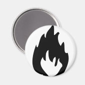brandpictogram magneet (Voorkant / Achterkant)