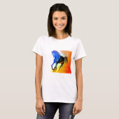 Brandschilderende Pony T-shirt (Voorkant volledig)