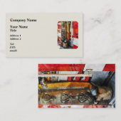 Brandslang, emmer en Snijkop Visitekaartje (Voorkant / Achterkant)