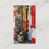 Brandslang, emmer en Snijkop Visitekaartje (Achterkant)