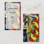 Brandslang op de scheurmotor visitekaartje (Voorkant / Achterkant)