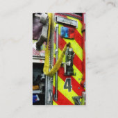 Brandslang op de scheurmotor visitekaartje (Achterkant)