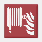 Brandslanghaspel veiligheidsbord magneet (Voorkant)