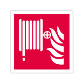 Brandslanghaspel veiligheidsbord  zelfinktende stempel (Design)