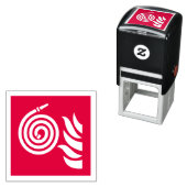 brandslangveiligheidsteken  zelfinktende stempel (In situ)