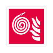 brandslangveiligheidsteken  zelfinktende stempel (Design)