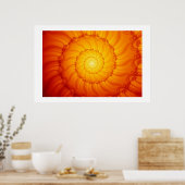 Brandspiraal Poster (Keuken)