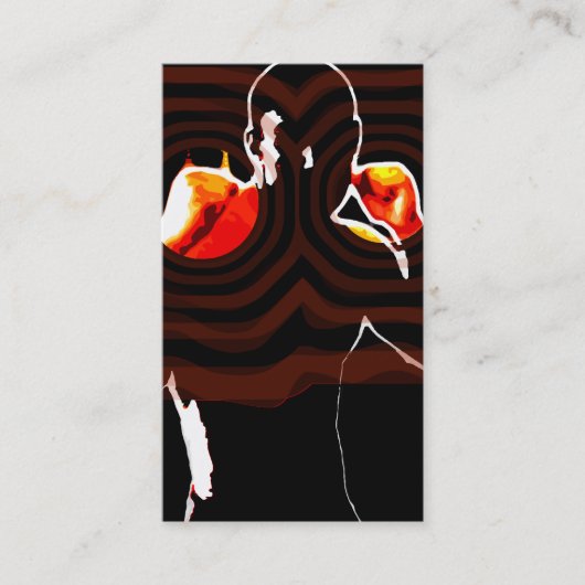 brandstichting visitekaartje (Voorkant)