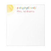 Brandstof: Bright Minds Sun-leraar Notitieblok (Voorkant)