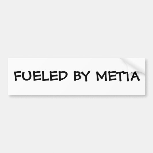 Brandstof door Metta Bumpersticker (Voorkant)