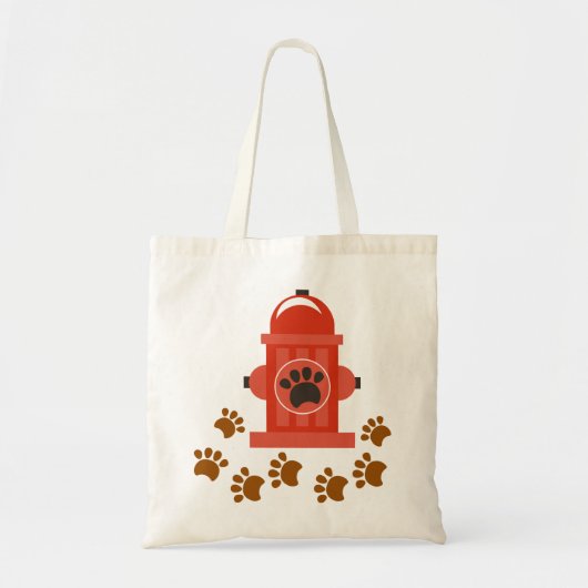 Brandstof en pootdruk tote bag (Voorkant)