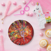 BRANDSTOF IN RODE PAPIEREN BORDJE (Feest)