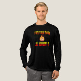 Brandstof je lichaam zoals je het liefhebt. T-Shir Tri-Blend Shirt