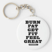 BRANDSTOF - KRIJG SNEL - VOEL GOEDE fitness Sleutelhanger (Voorkant)