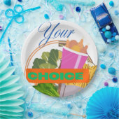 Brandstof of dwaas - uw oproep papieren bordje (Feest)