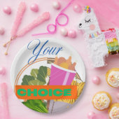 Brandstof of dwaas - uw oproep papieren bordje (Feest)