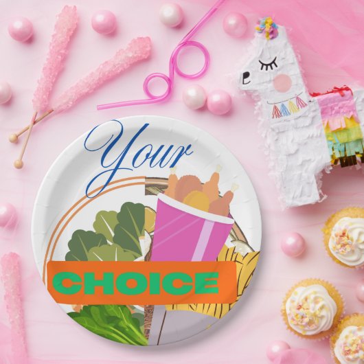 Brandstof of dwaas - uw oproep papieren bordje (Feest)