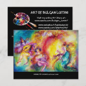 BRANDSTOF OP DE CARNIVAL / Venetiaanse carnavaldat Uitnodiging Briefkaart (Voorkant / Achterkant)