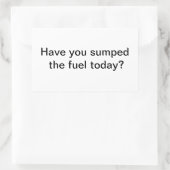 Brandstof Sticker (Tas)