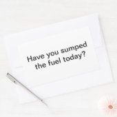 Brandstof Sticker (Envelop)