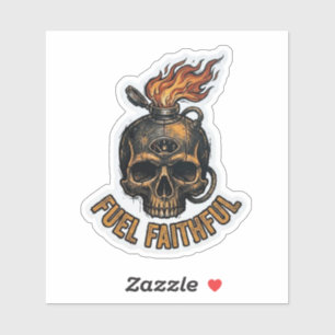Brandstof Trouw Motorfiets Benzine Tank Decal Sticker
