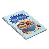 Brandstof uw daggraan notitieboek (Rechterzijde)
