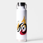 Brandstof Uw Vuur. fietsmotivatie Waterfles (Voorkant)