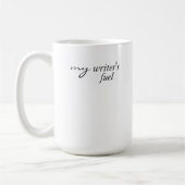 Brandstof van mijn schrijver | Drink, schrijven, h Koffiemok (Links)