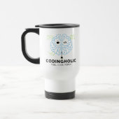 Brandstof Voor Je Hersenen Codeerverslaafde Ontwik Reisbeker (Links)