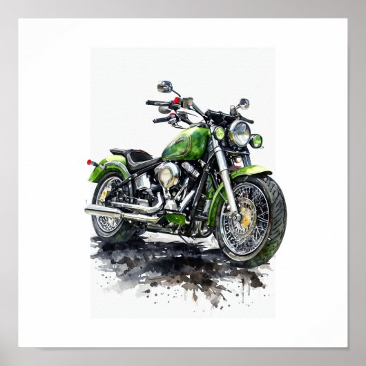 Brandstof voor je Vrijheid – Motorsticker Poster (Voorkant)
