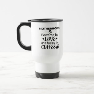 Brandstof voor onderweg mok 15 oz Powered Love