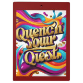 "Brandstof voor uw ambitie" Klembord (Achterkant)