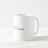 Brandstof: Zweet + Koffie – Gym Motivation Design Koffiemok (Voorkant rechts)