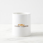 Brandstof: Zweet + Koffie – Gym Motivation Design Koffiemok (Center)