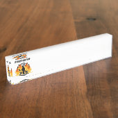 Brandstofafschermingen Naambordje (Zijkant)