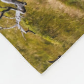 Brandstofboom, Torres del Paine, Chili Fleece Deken (Hoek)