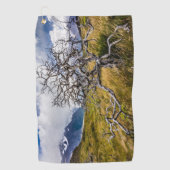 Brandstofboom, Torres del Paine, Chili Golfhanddoek (Voorkant)