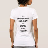 Brandstofbreker Dragon rokte je Unicorn T-shirt (Achterkant)