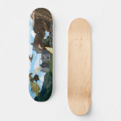 Brandstofbreker Wyvern Medieval Castle Persoonlijk Skateboard (Voorkant)