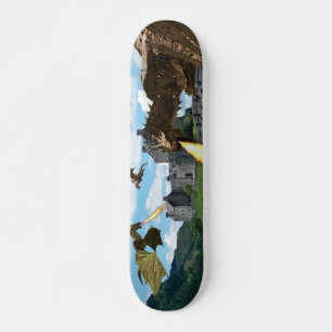 Brandstofbreker Wyvern Medieval Castle Persoonlijk Skateboard